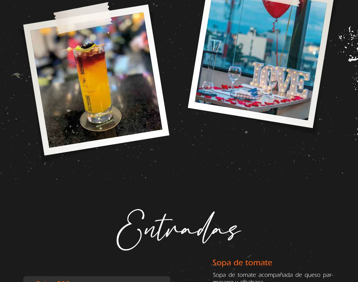 Menú 500 Rooftop, sección 4