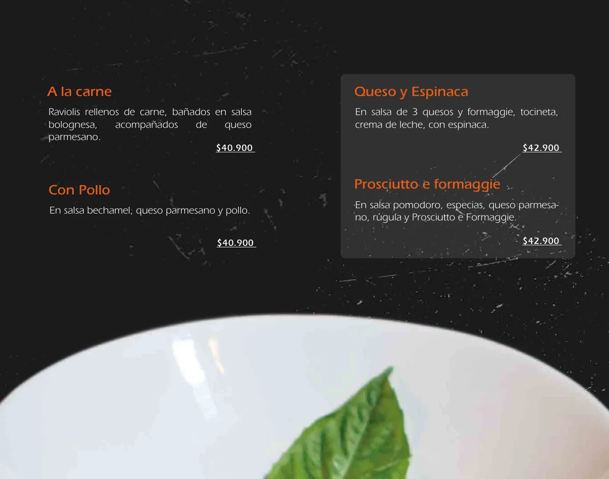 Menú 500 Rooftop, sección 14